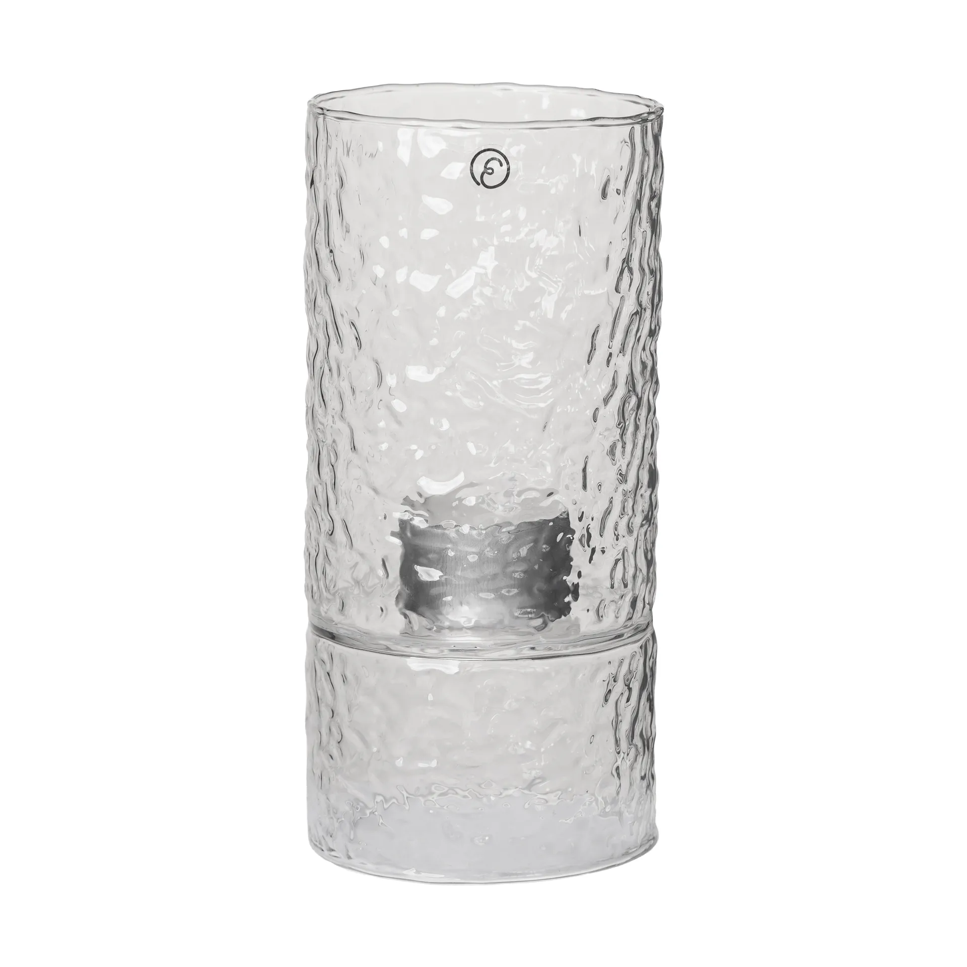 Ernst vaso/castiçal com textura, Ø7,5x16 cm ERNST