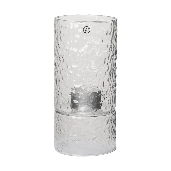 Ernst vaso/castiçal com textura - Ø7,5x16 cm - ERNST