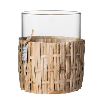 Ernst vaso/castiçal em cesto - Natural, Ø10x12 cm - ERNST