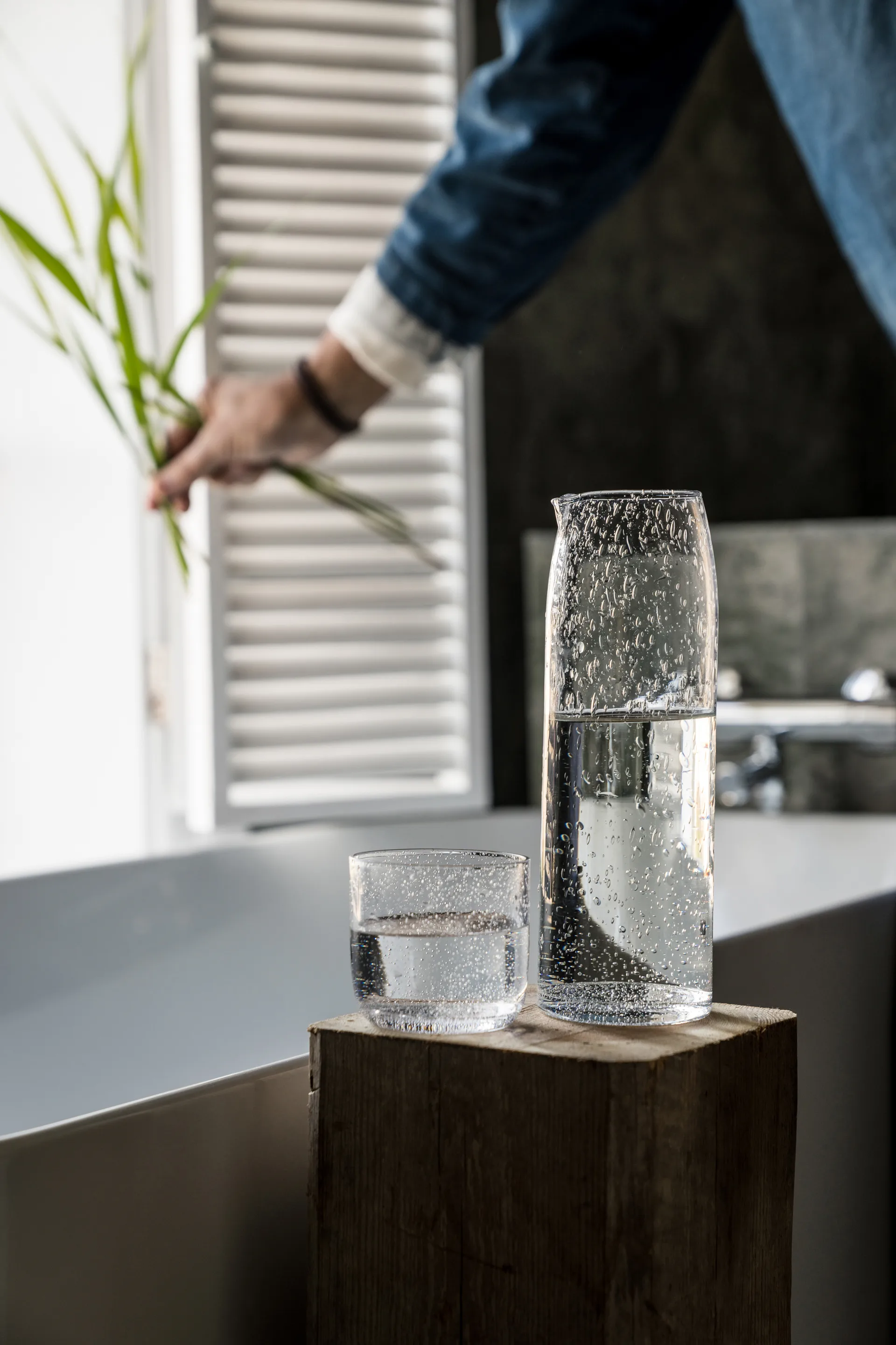 Garrafa de vidro Ernst 1 L, Claro ERNST