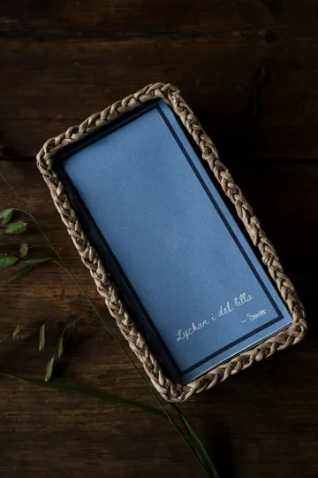 Guardanapo com citação Ernst Lycka i det lilla 20 un. - Azul - ERNST