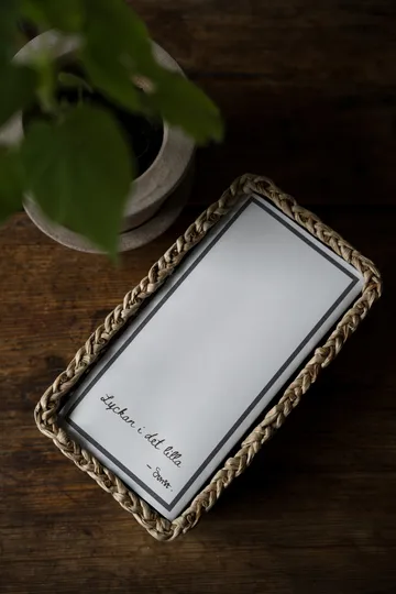 Guardanapo com citação Ernst Lycka i det lilla 20 un. - Branco - ERNST