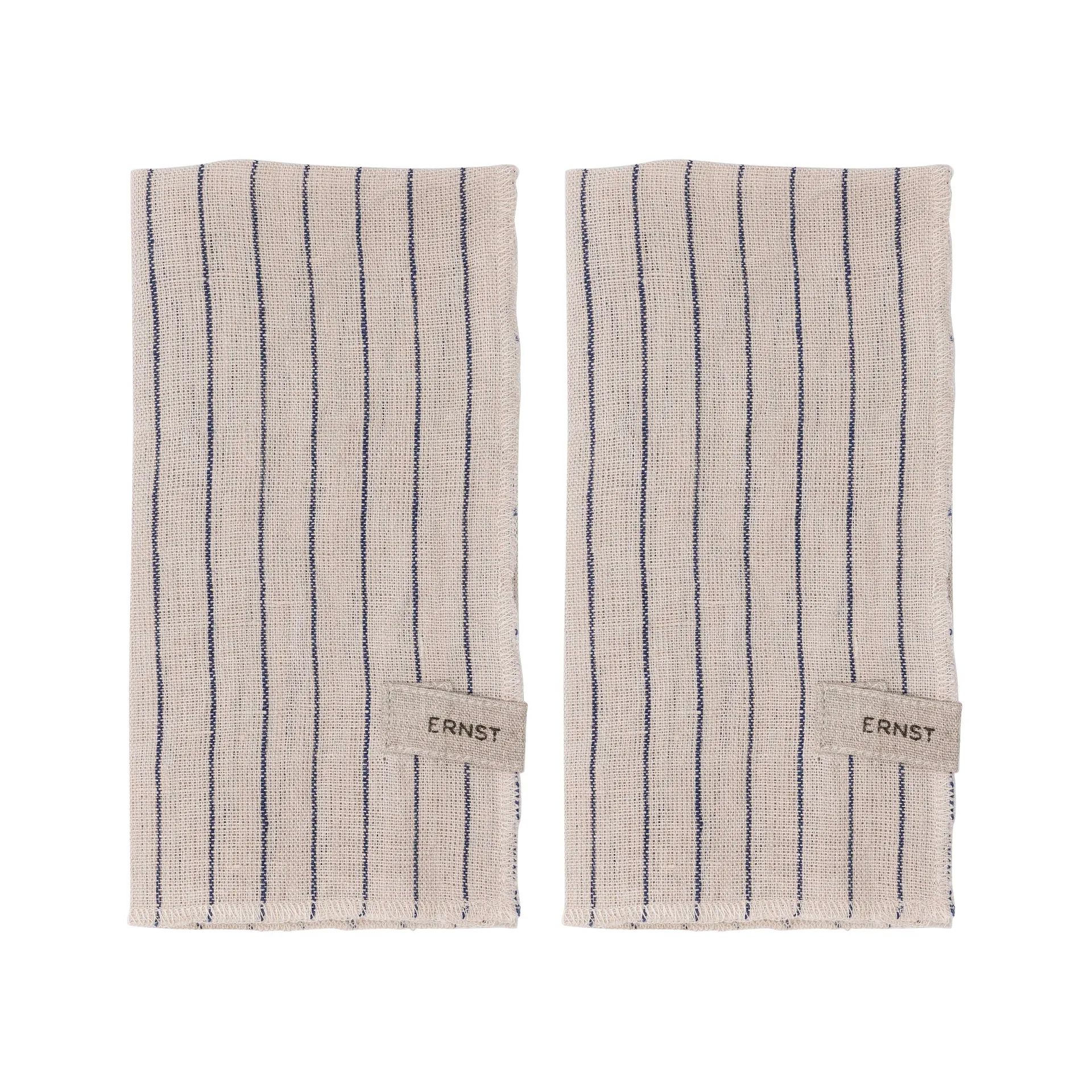Guardanapos xadrez 2-pacotes 40x40 cm Ernst, Beige-azul  ERNST