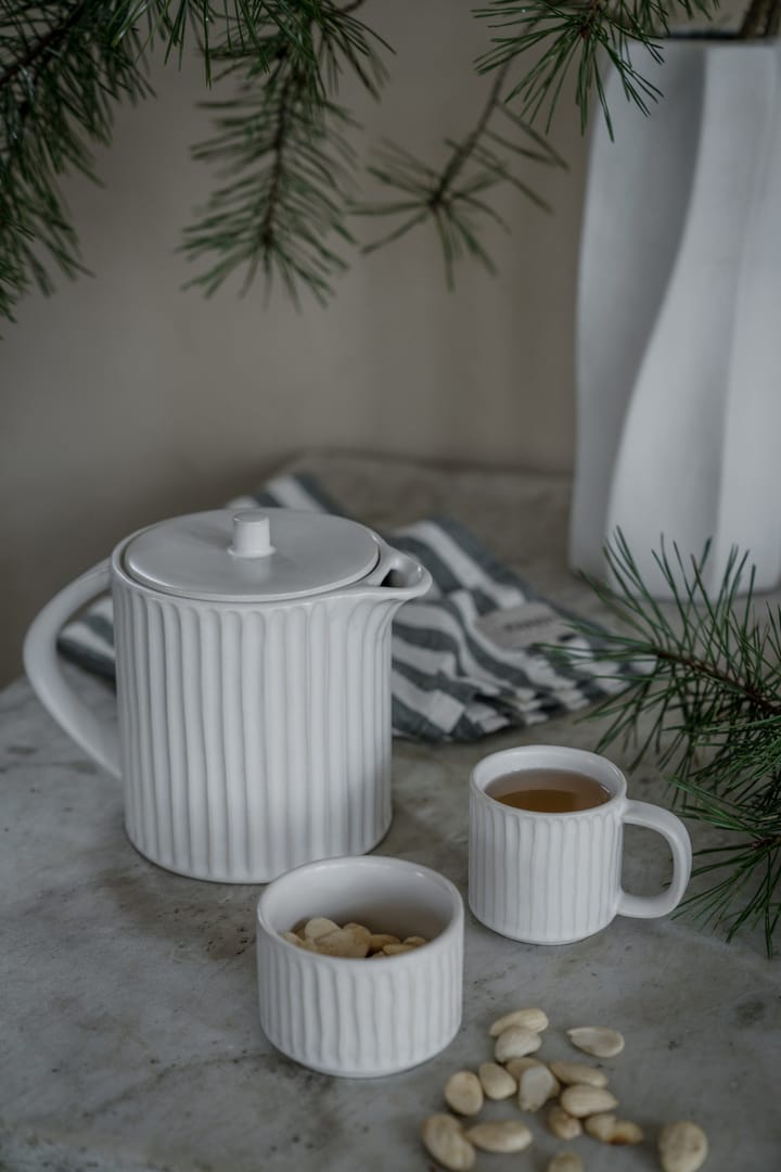 Jarra de glögg Ernst com aquecedor, Branco natural ERNST