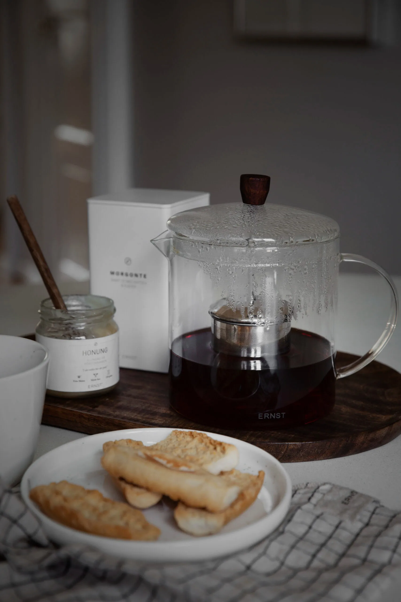 Jarra de vidro 1,5 L Ernst, Claro-castanho escuro ERNST