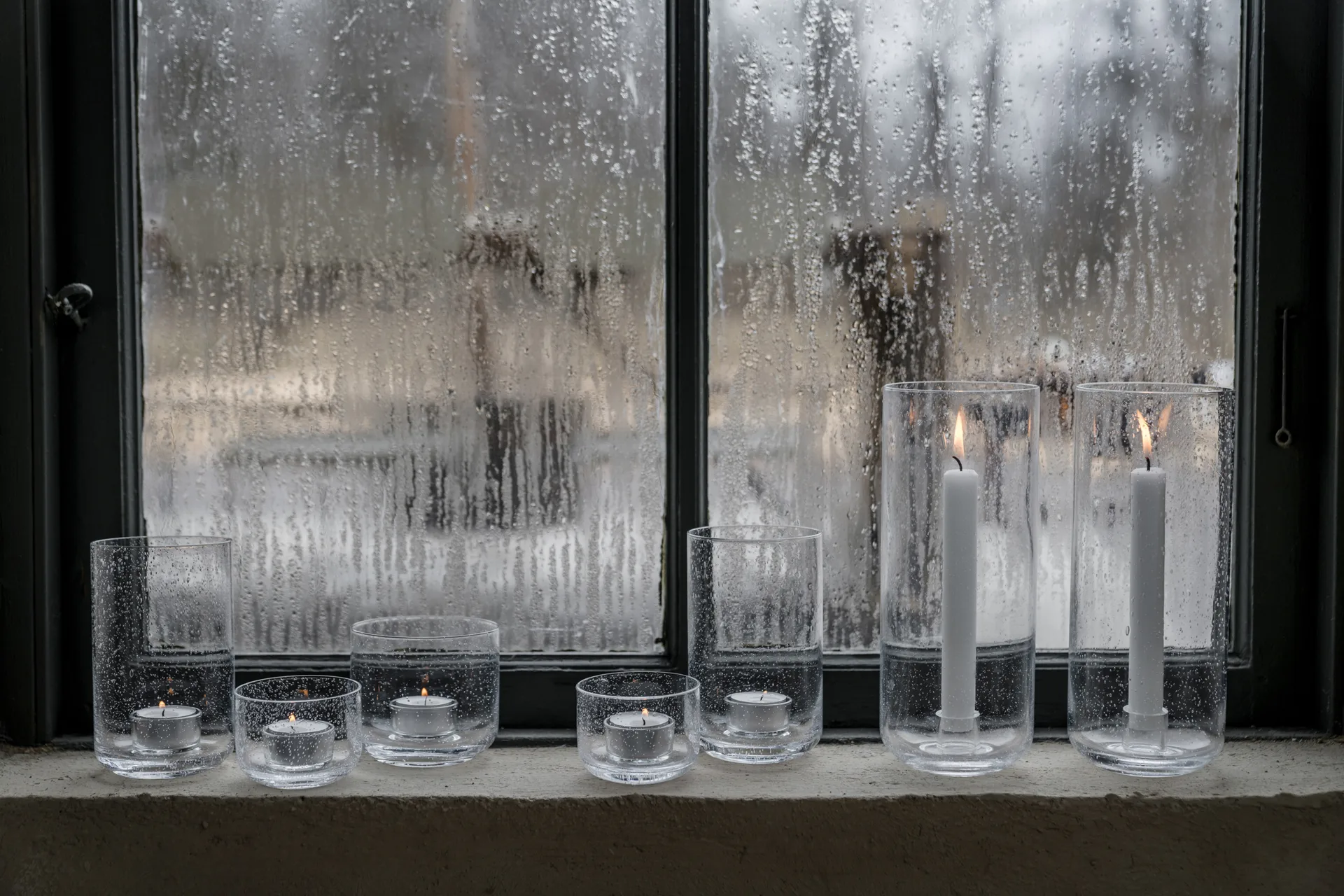 Lanterna de vidro Ernst, Ø11x25 cm ERNST