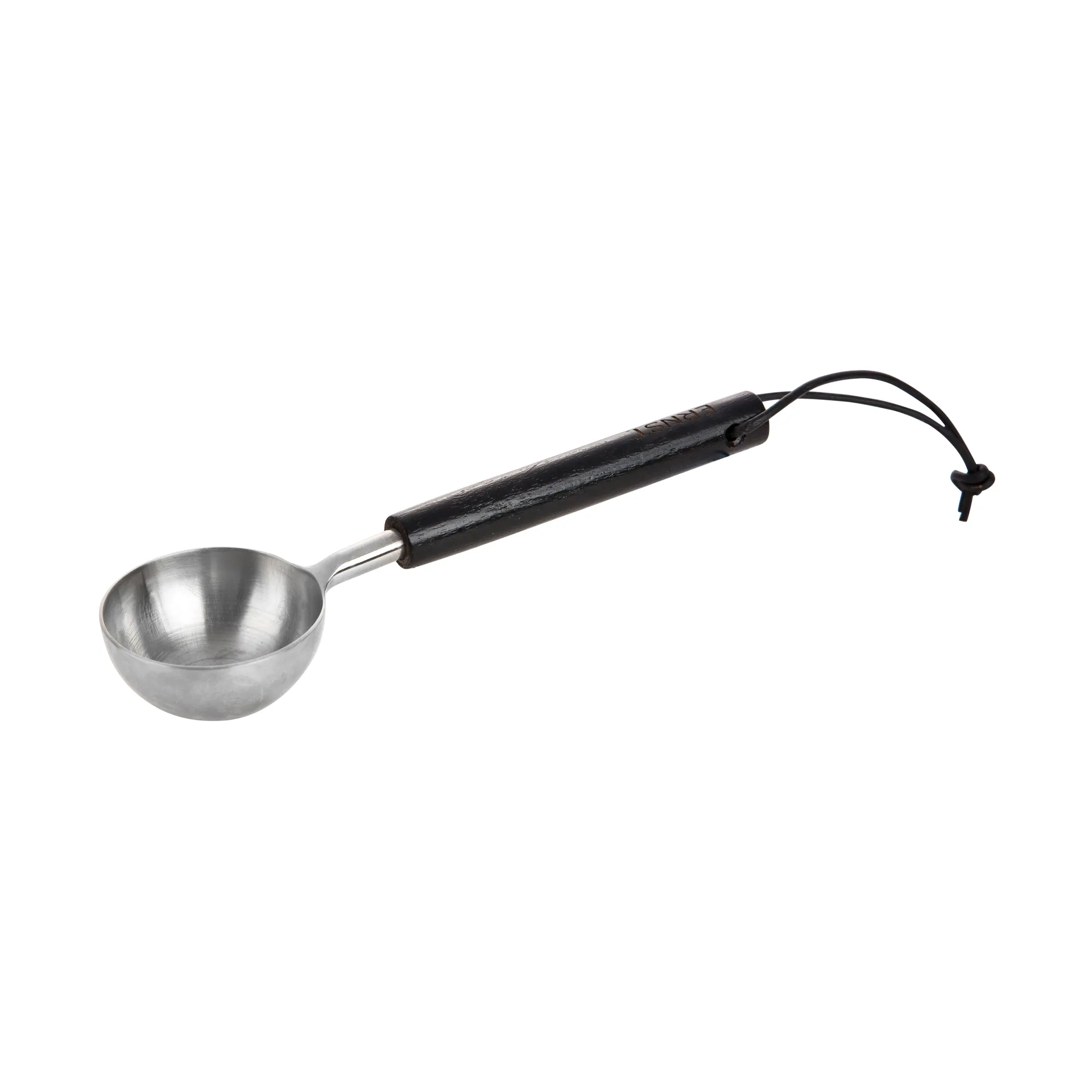 Medidor de café Ernst com pega de madeira, preto ERNST