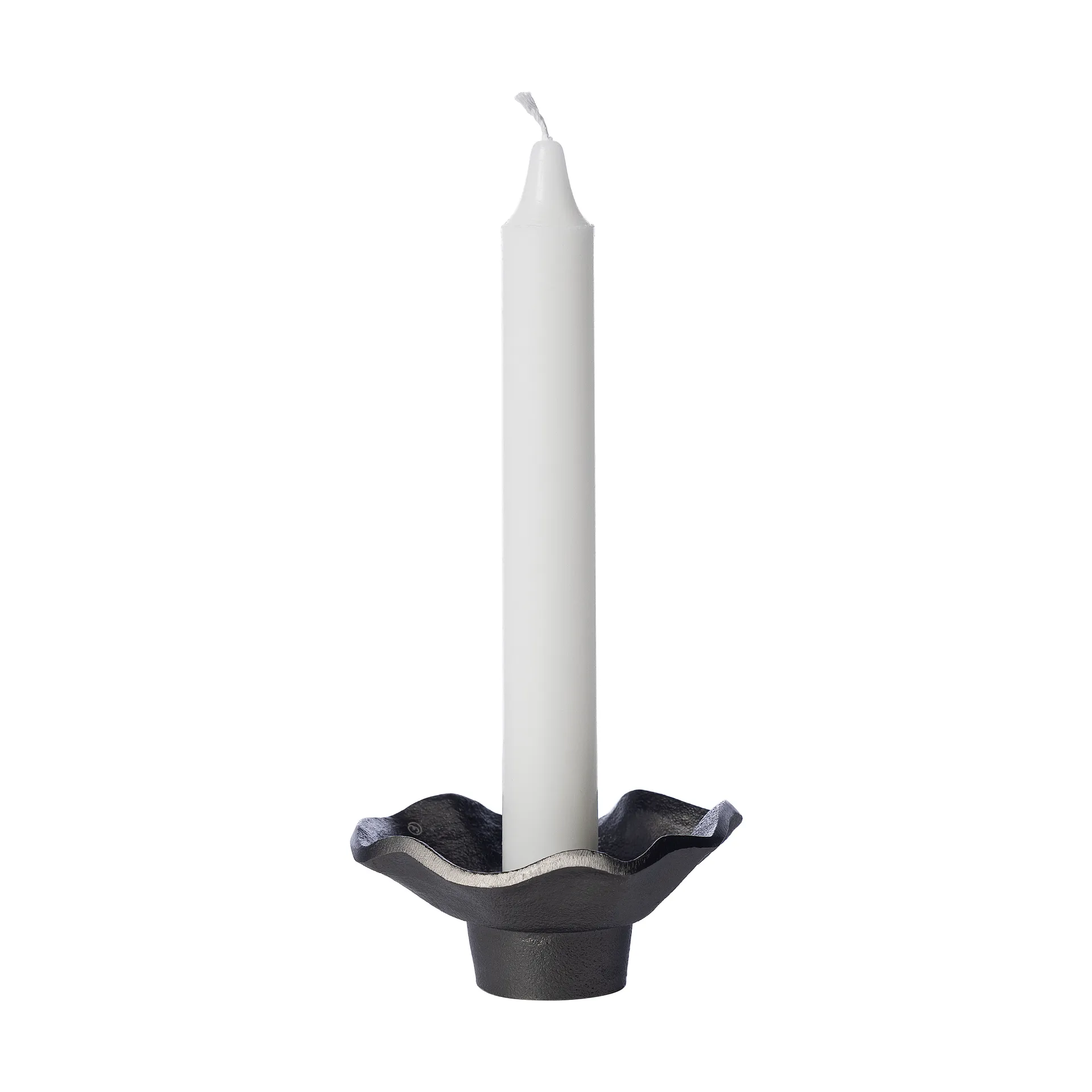 Porta-velas Ernst alumínio preto, Ø9 cm  ERNST