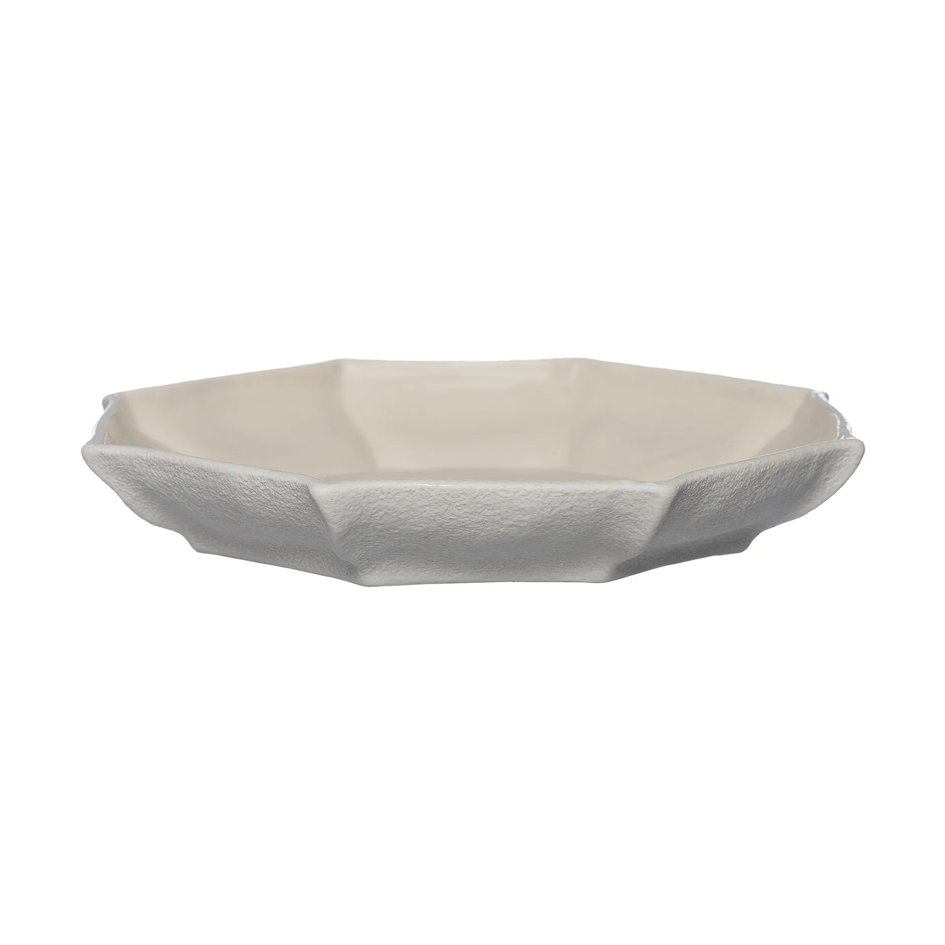 Prato de servir Ernst Ø27 cm, Natural branco ERNST