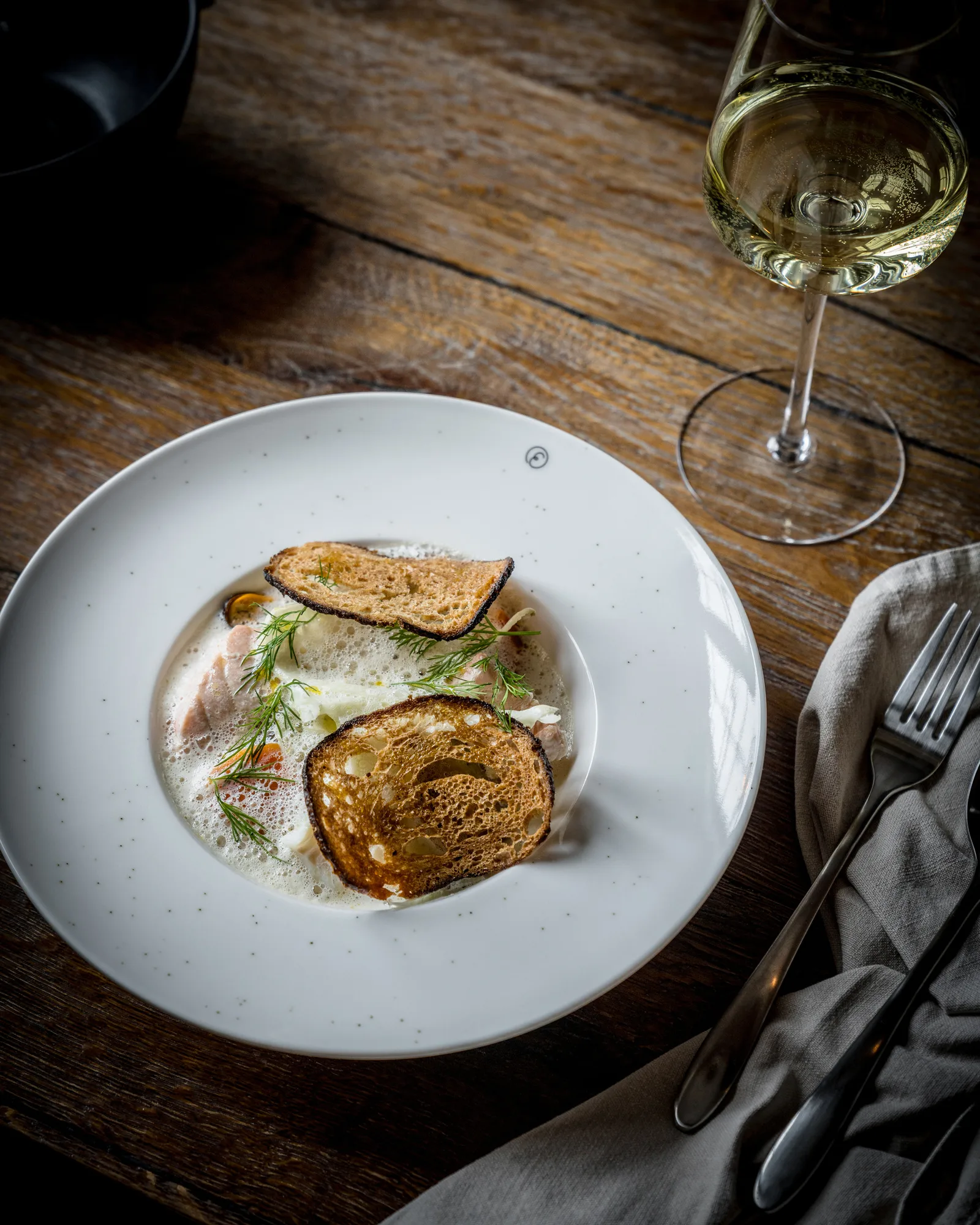 Prato fundo Ernst Ø25 cm , Baunilha ERNST