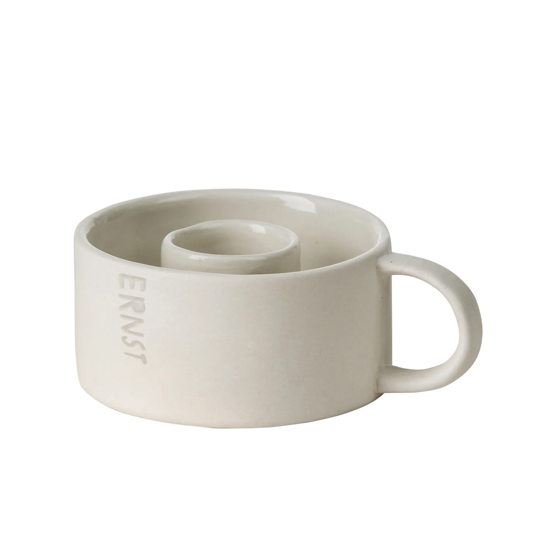 Suporte de velas com pega Ernst, branco ERNST