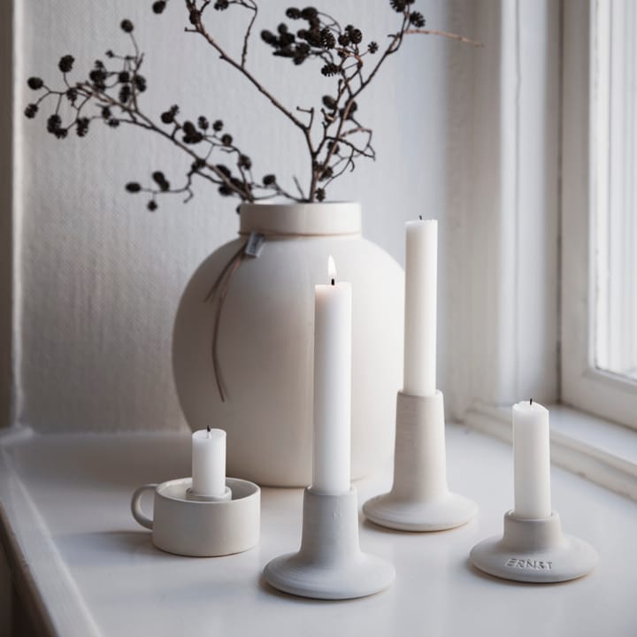 Suporte de velas com pega Ernst - branco - ERNST