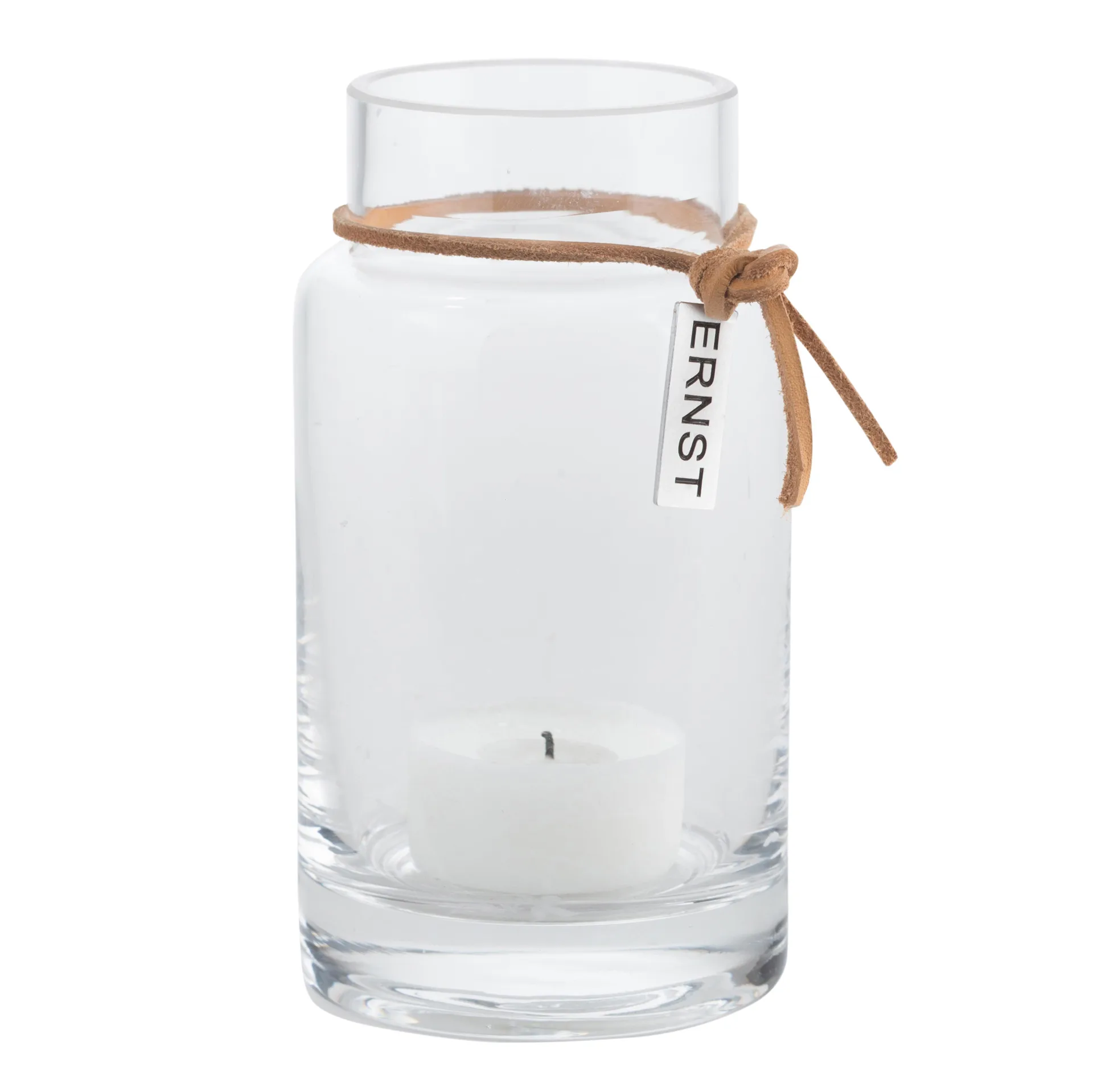 Suporte de velas Ernst H12cm Ø5cm, transparente ERNST