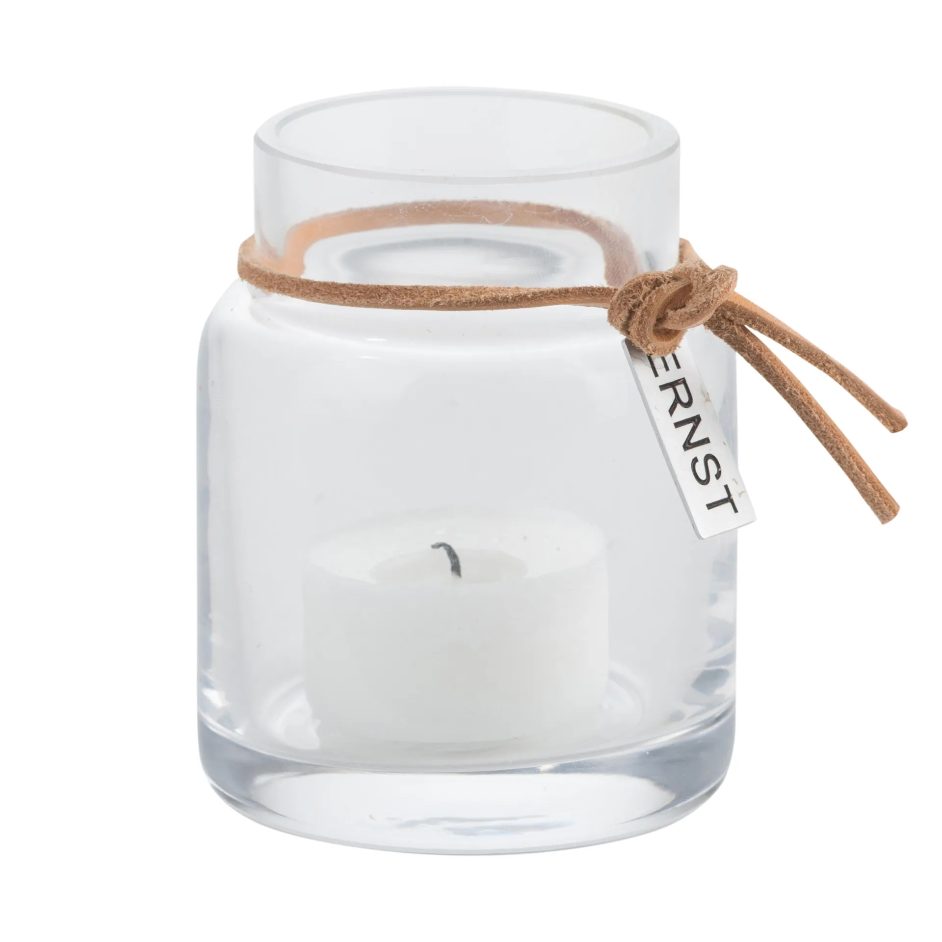 Suporte de velas Ernst H8cm Ø5cm, transparente ERNST