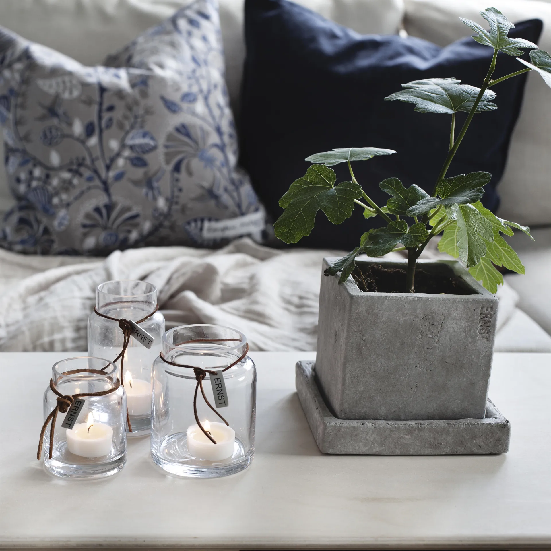 Suporte de velas Ernst H8cm Ø5cm, transparente ERNST