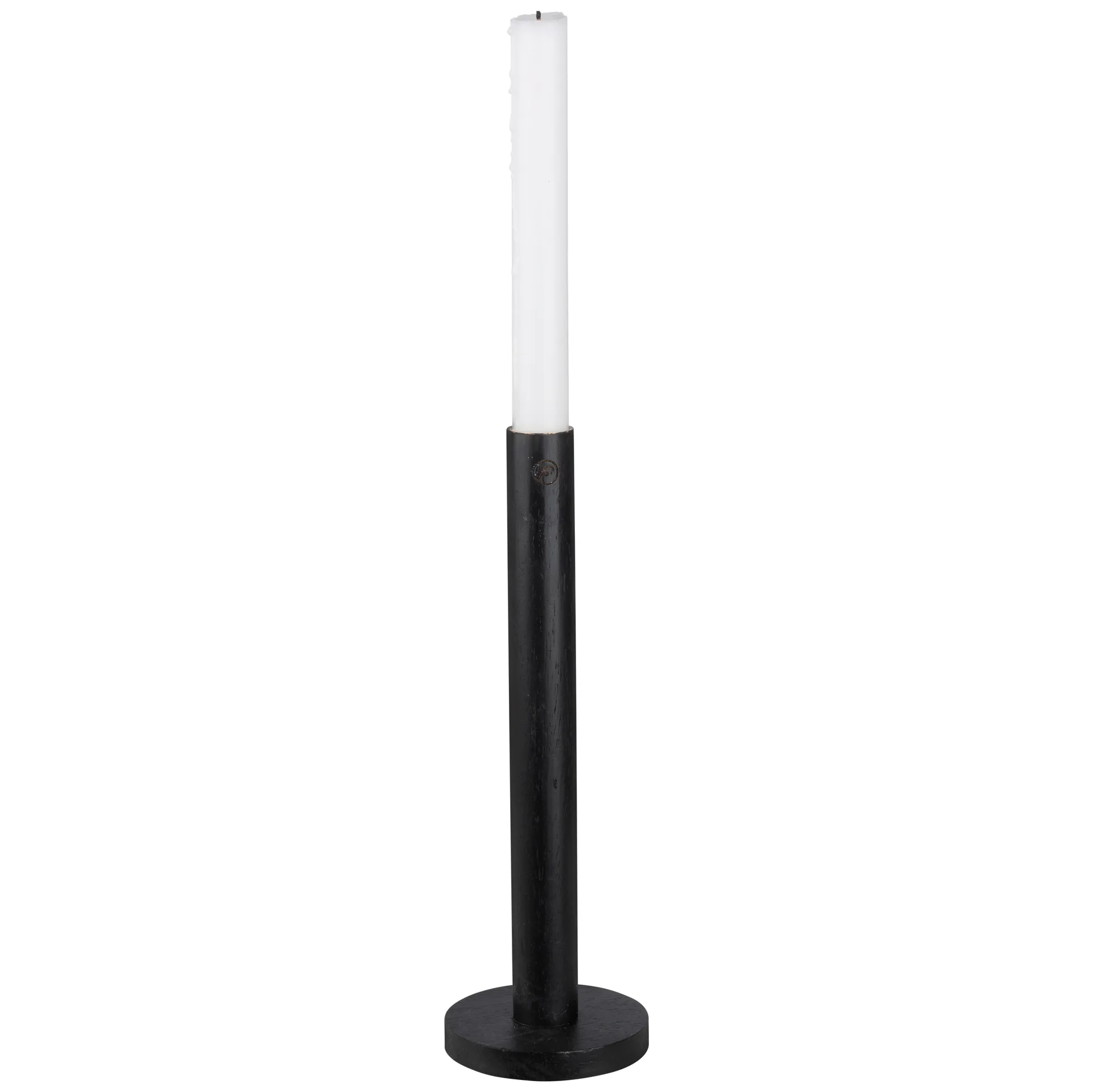 Suporte de velas Ernst , madeira preto, 25 cm  ERNST