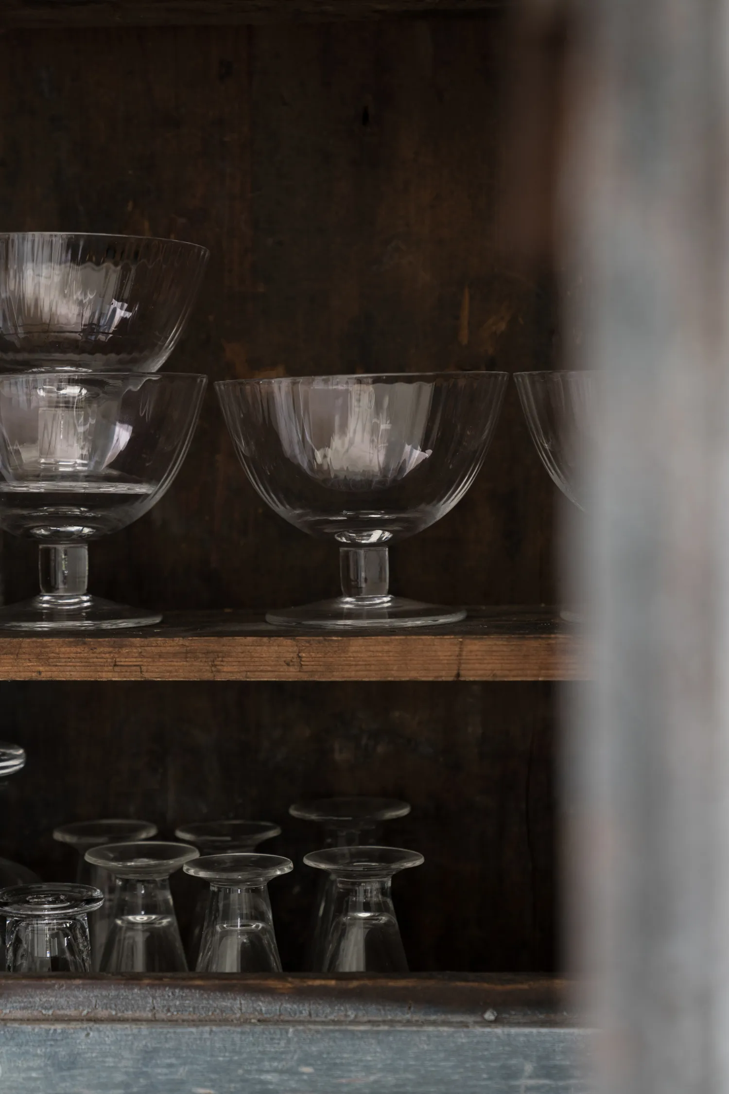 Tigela de vidio com pé Ernst, conjunto de 2, Ø10,7 cm ERNST