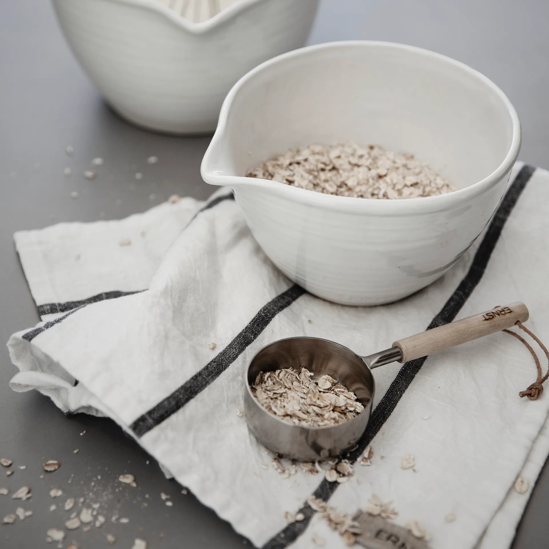 Tigela stoneware branca Ernst, ∅ 20 cm ERNST