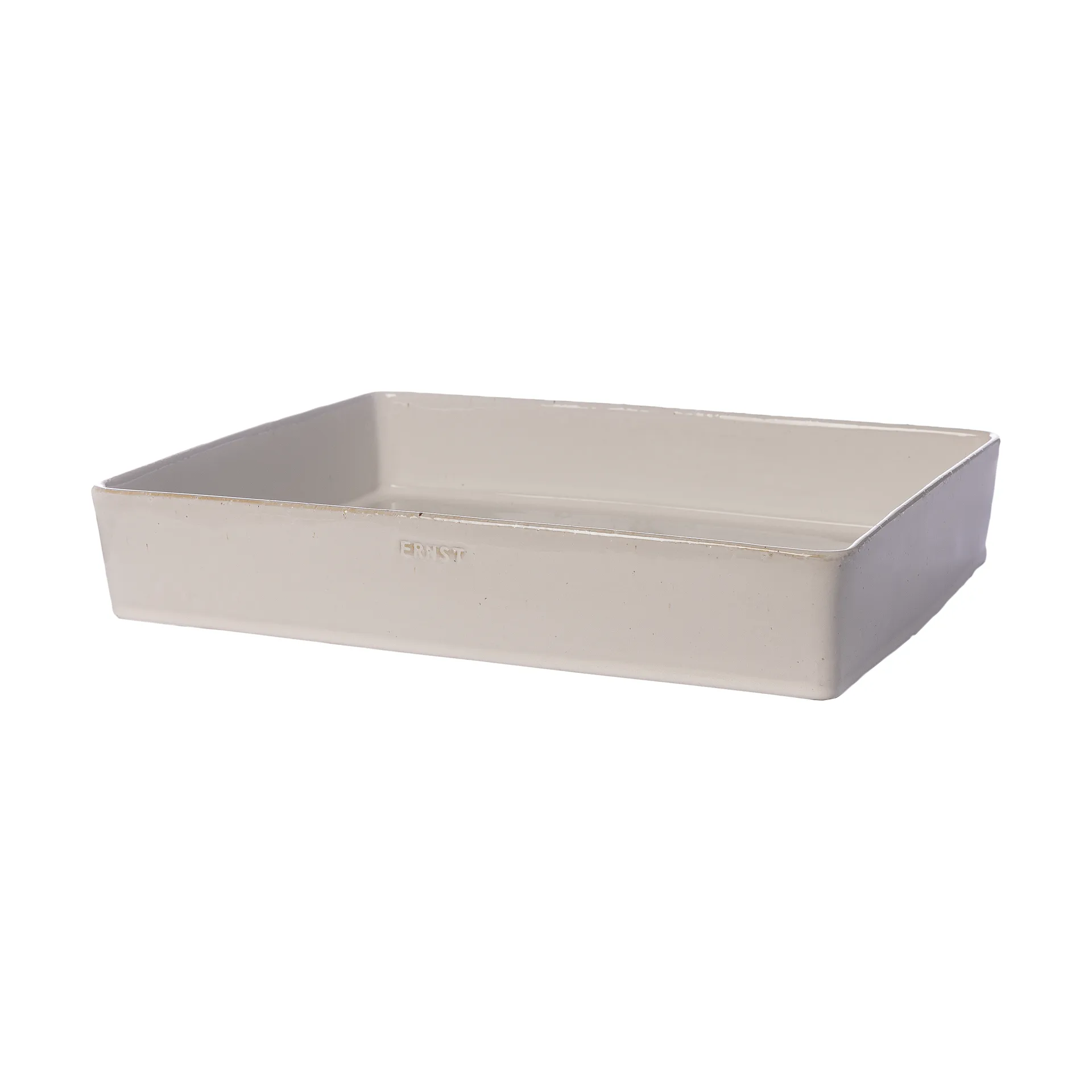 Travessa p/forno Ernst 23x31 cm, Branco natural ERNST