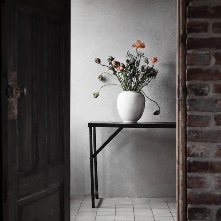 Vaso branco brilhante Ernst, 22 cm ERNST