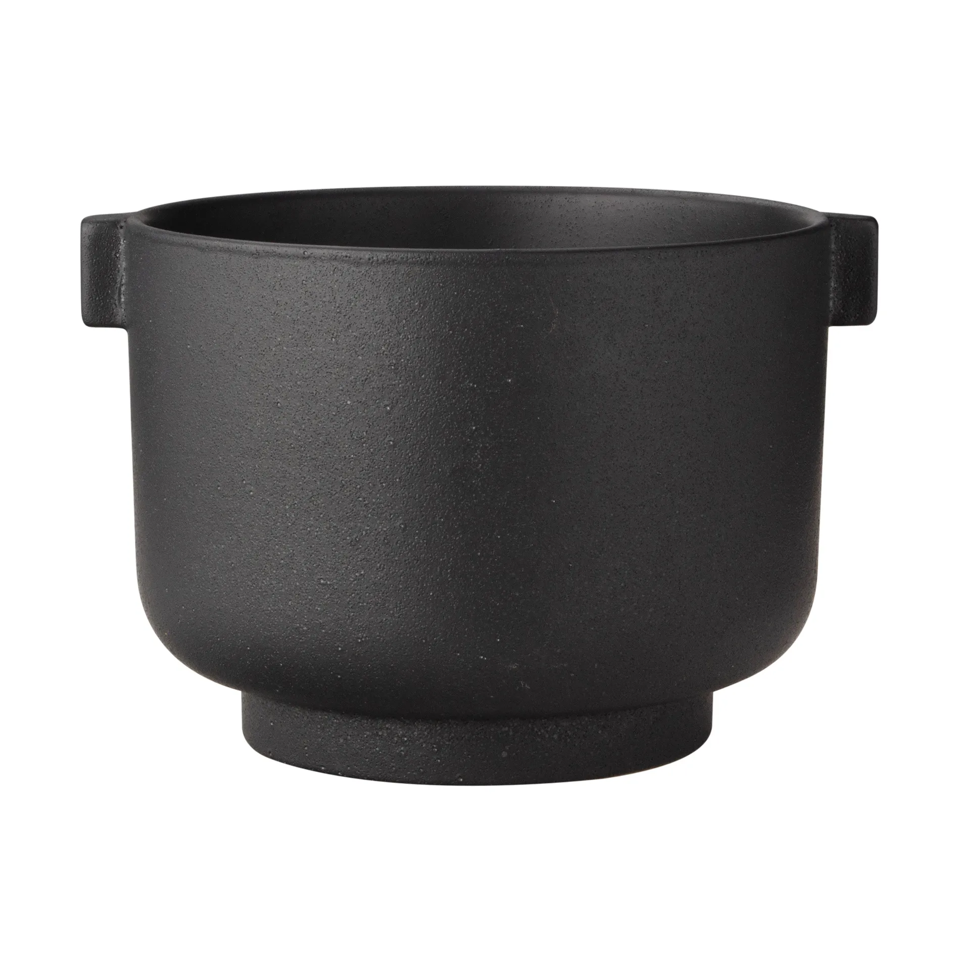 Vaso de flores com pega preto Ernst, 15 cm ERNST