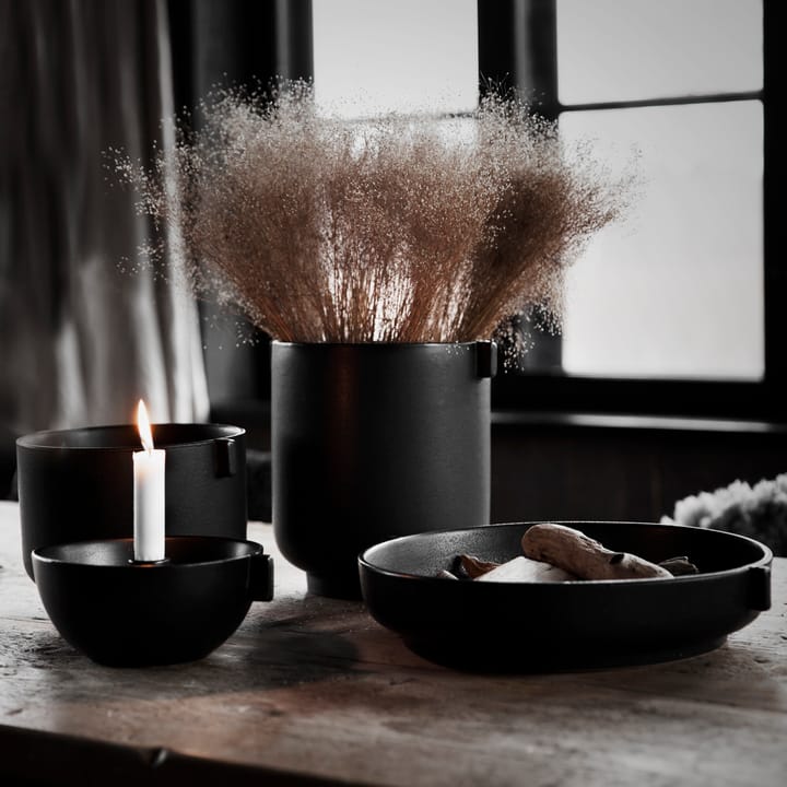 Vaso de flores com pega preto Ernst, 22,5 cm ERNST