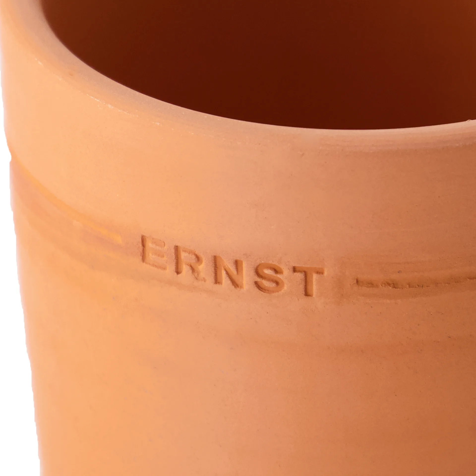 Vaso de flores com prato terracota Ernst, Ø19 cm ERNST