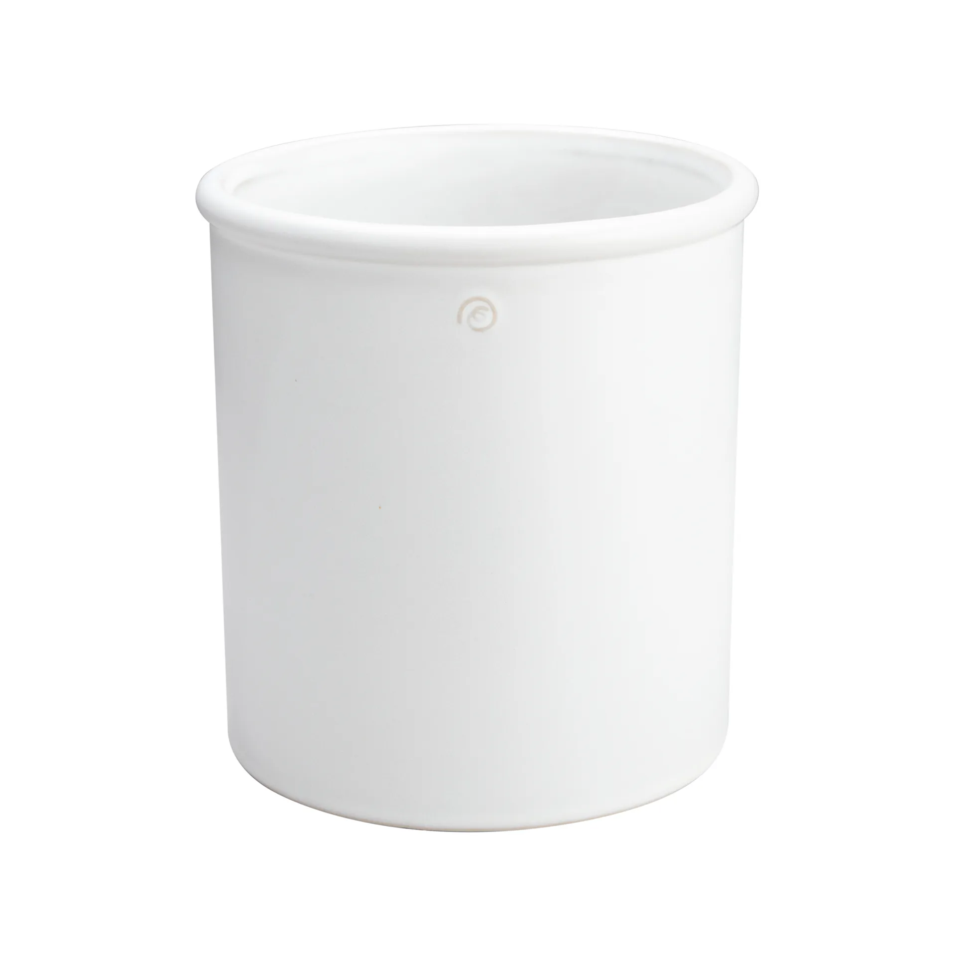 Vaso de flores com rebordo branco Ernst,  20,5 cm ERNST