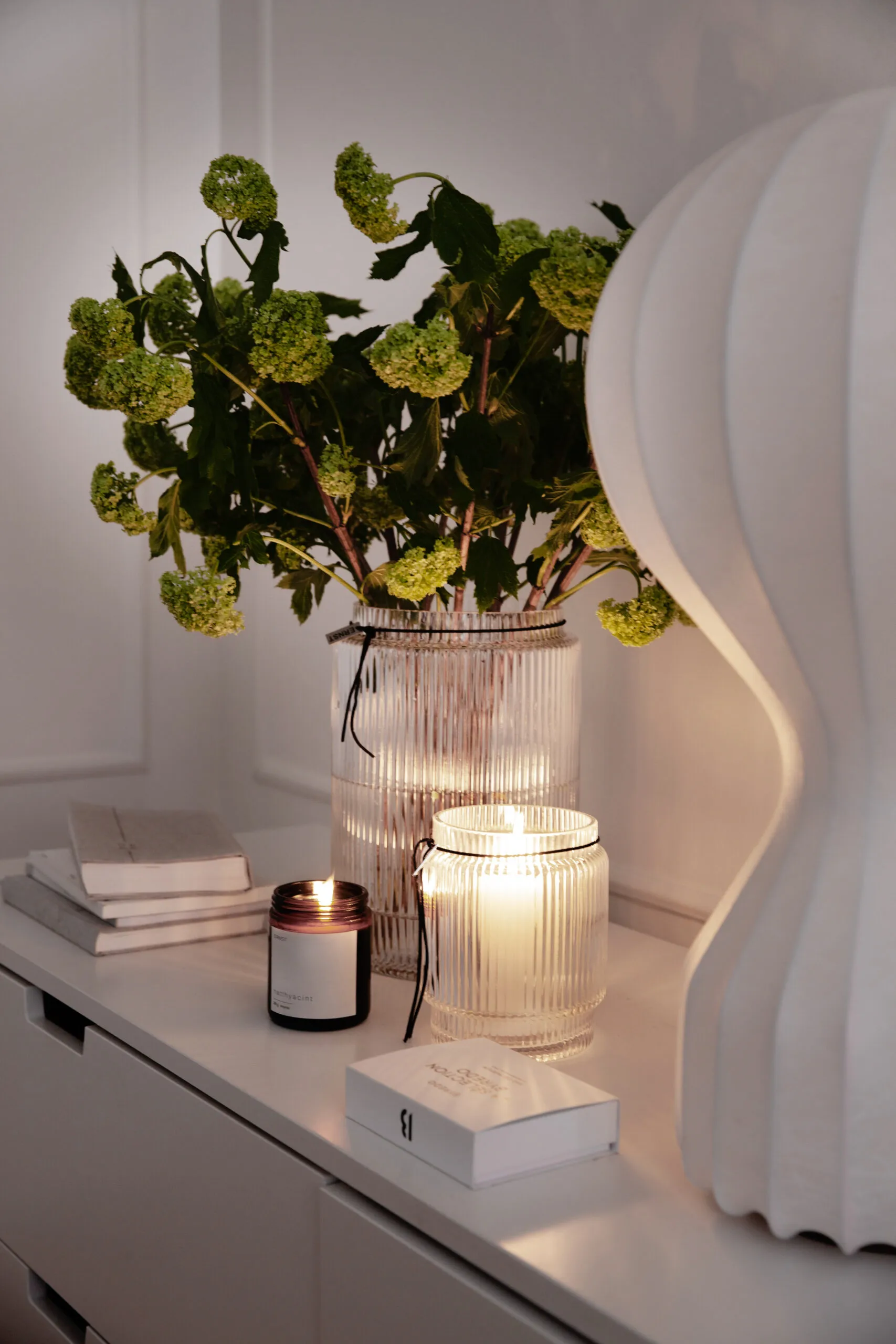 Vaso de vidro com padrão Ernst, Ø12,7 cm ERNST