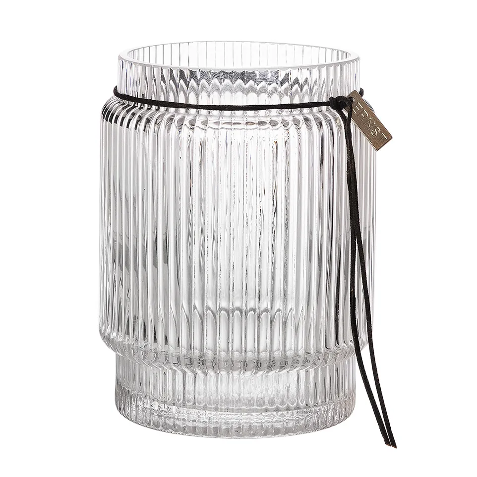 Vaso de vidro com padrão Ernst, Ø8 cm ERNST