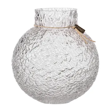 Vaso de vidro com relevo Ernst - Ø21x22 cm - ERNST