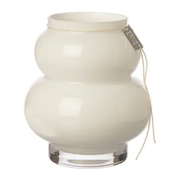 Vaso de vidro curvo Ernst 14 cm - Branco - ERNST