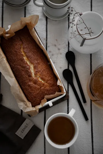 Vaso de vidro curvo Ernst 14 cm - Branco - ERNST