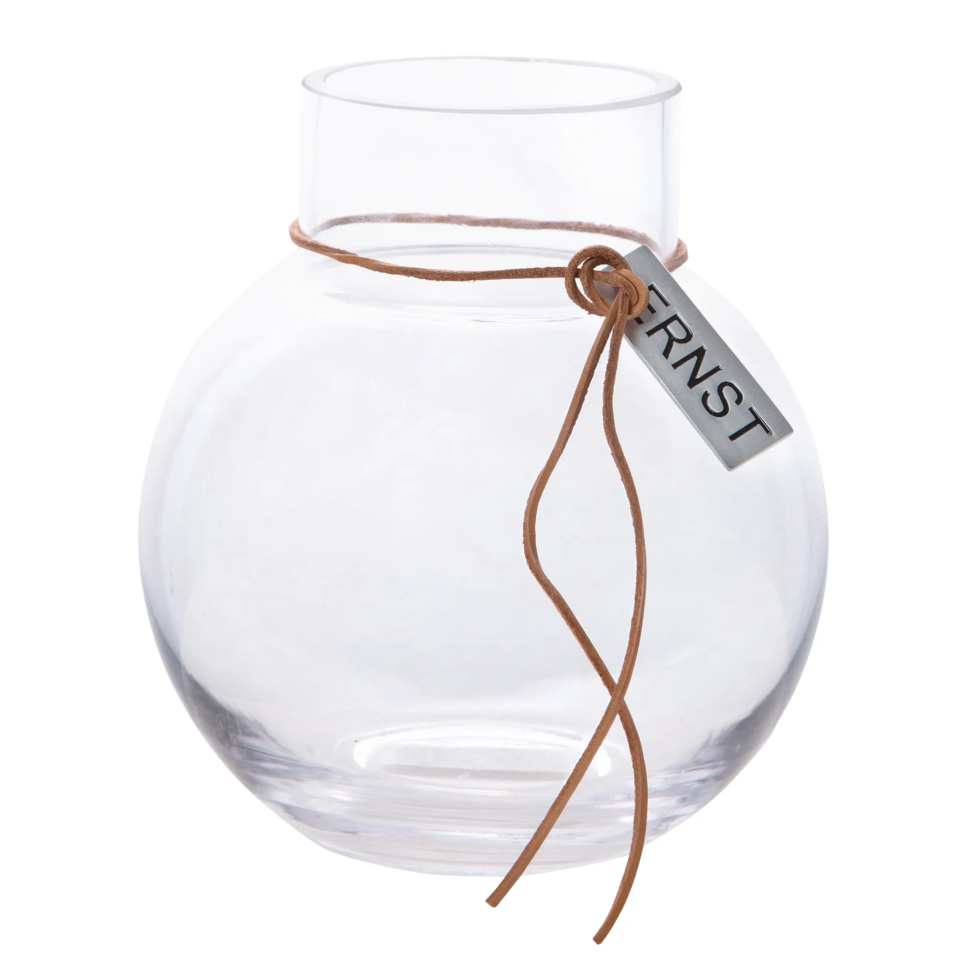 Vaso de vidro Ernst H14cm Ø13cm, transparente ERNST