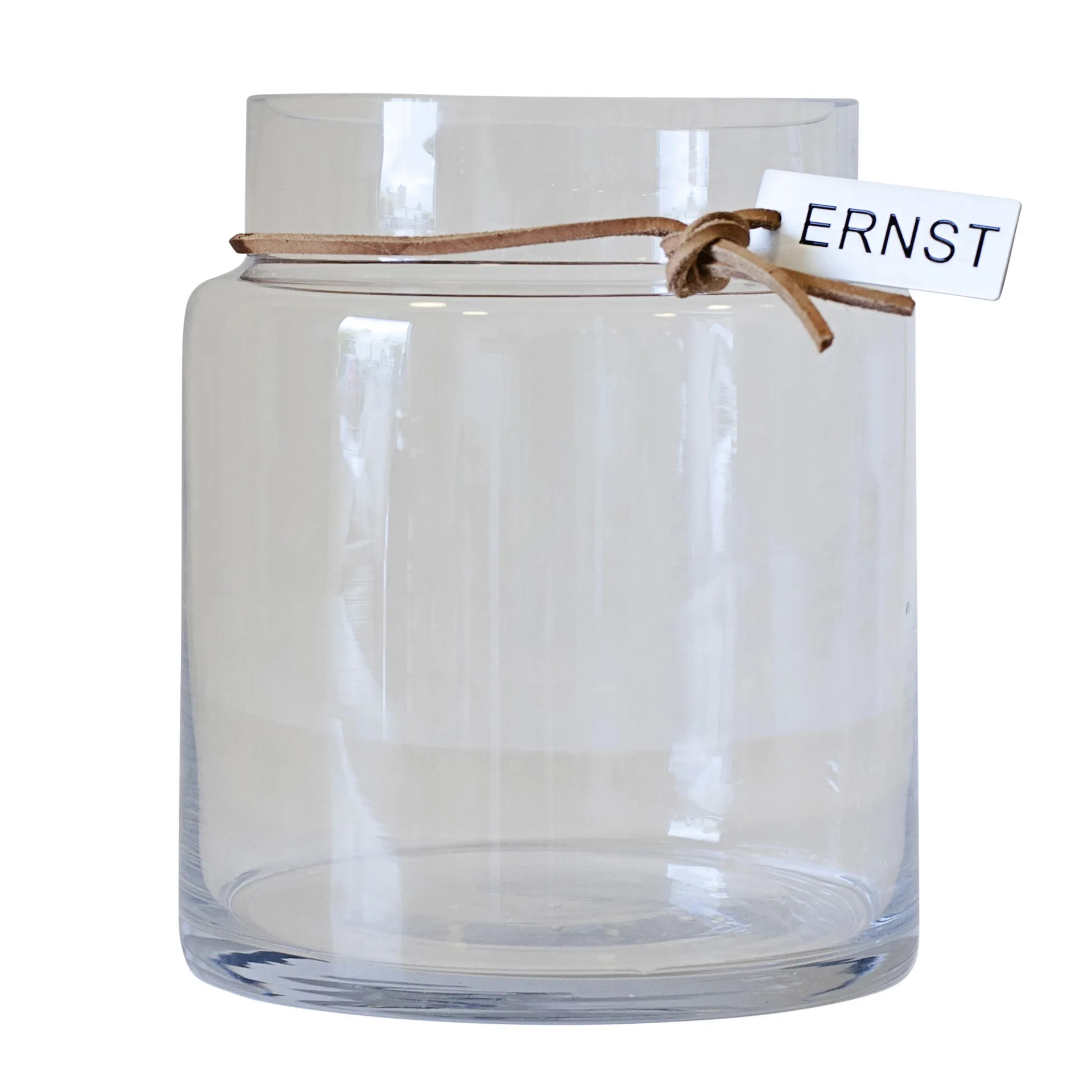 Vaso de vidro Ernst H22,5cm Ø12,5cm, transparente ERNST