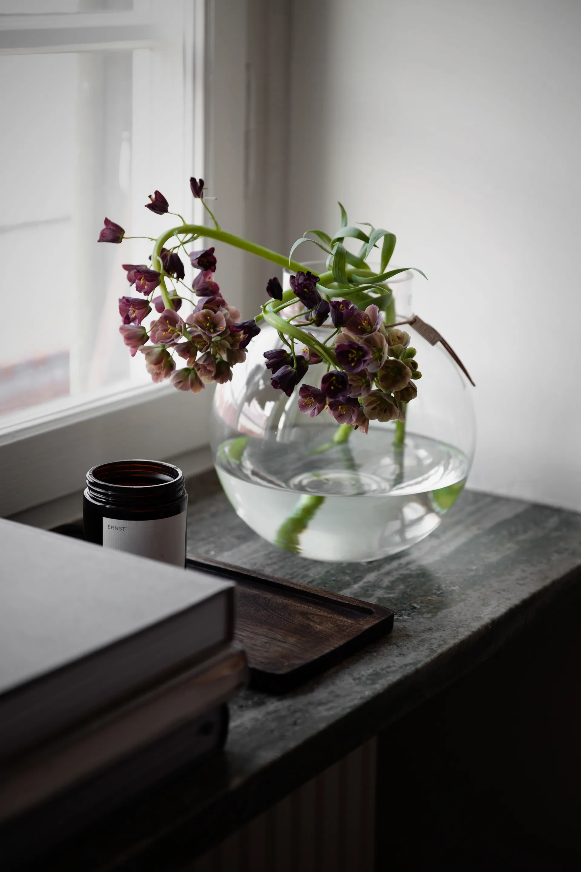 Vaso de vidro Ernst H22cm Ø21cm, transparente ERNST