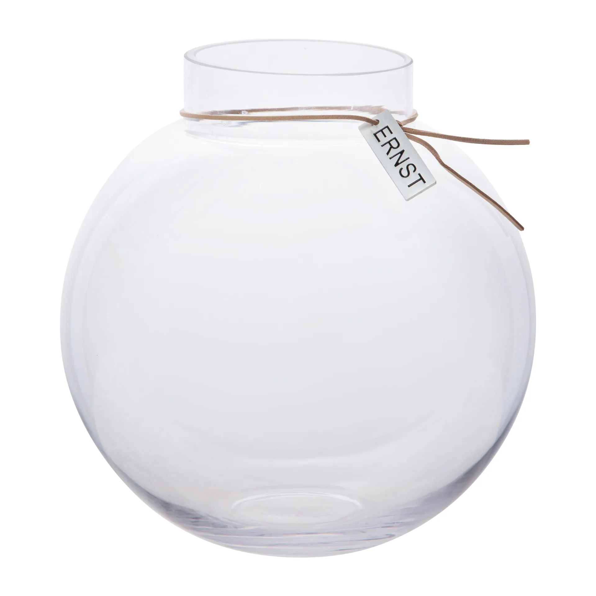 Vaso de vidro Ernst H22cm Ø21cm, transparente ERNST