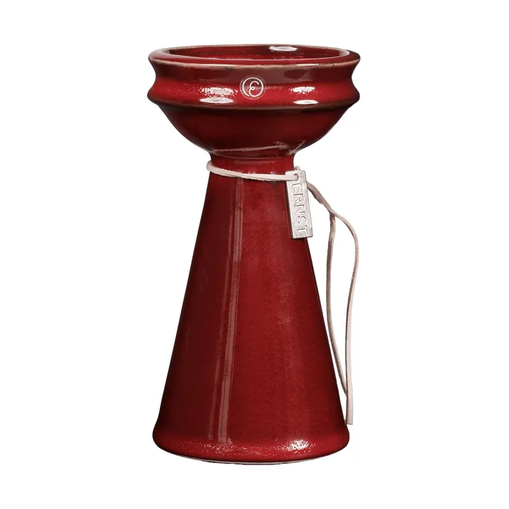 Vaso para bolbos Ernst 16 cm - Vermelho - ERNST