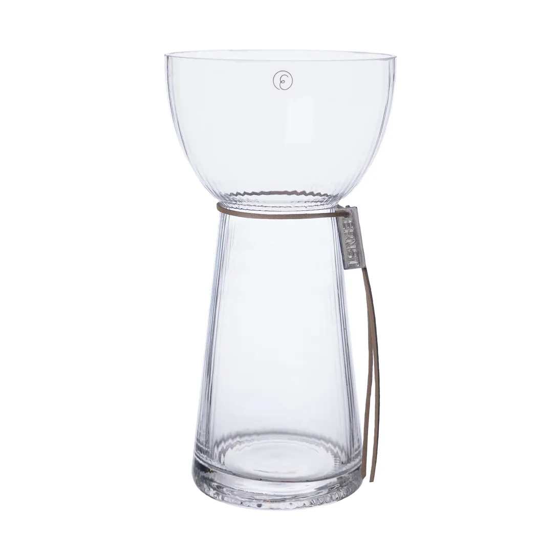 Vaso para bolbos Ernst canelado, 19 cm ERNST