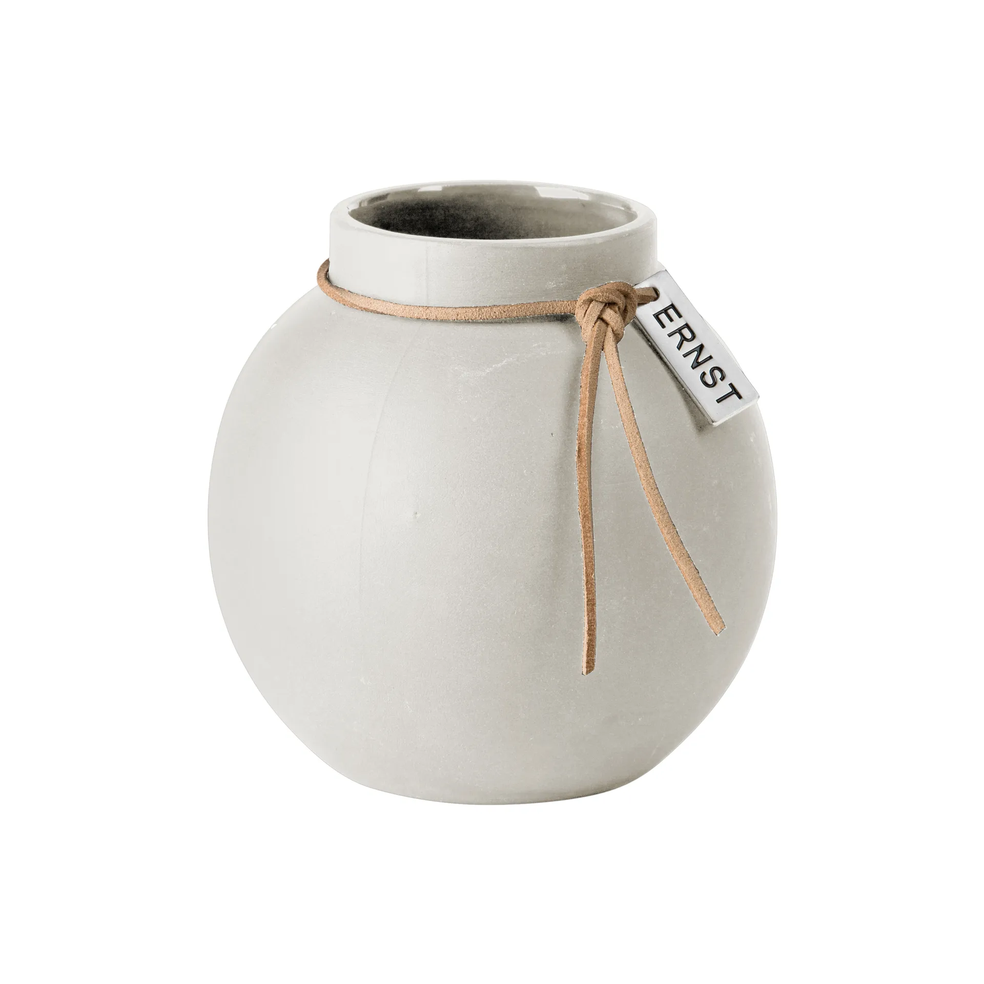 Vaso stoneware branco Ernst, 10 cm ERNST