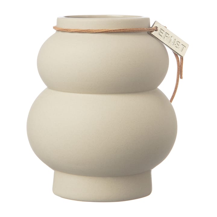 Vaso stoneware curvo Ernst 21,5 cm, Bege ERNST