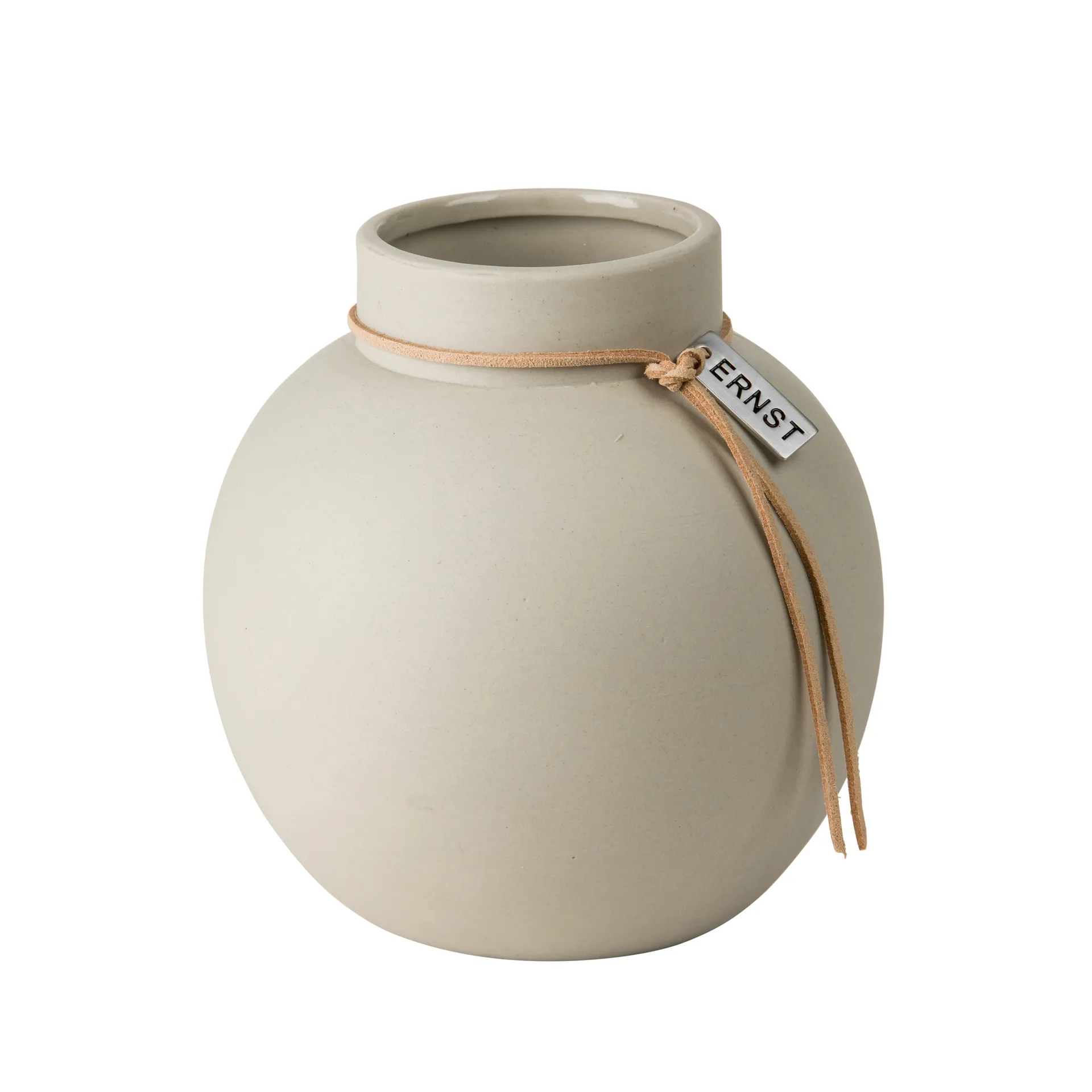 Vaso stoneware natura Ernst, 14 cm ERNST