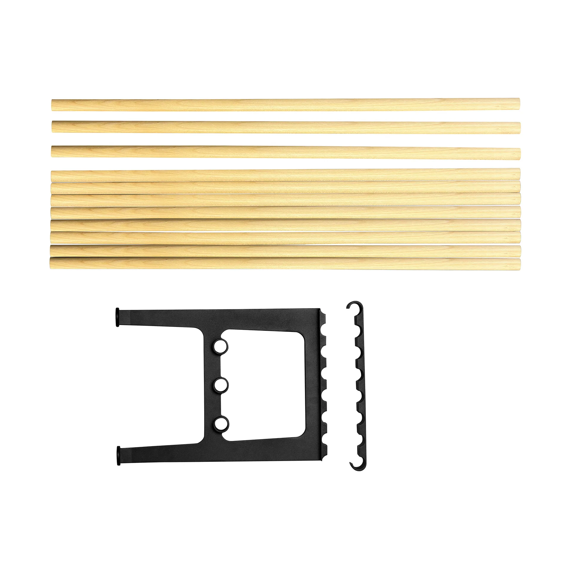 Banco extensão Nostalgi 100 cm, Bétula-preto Essem Design