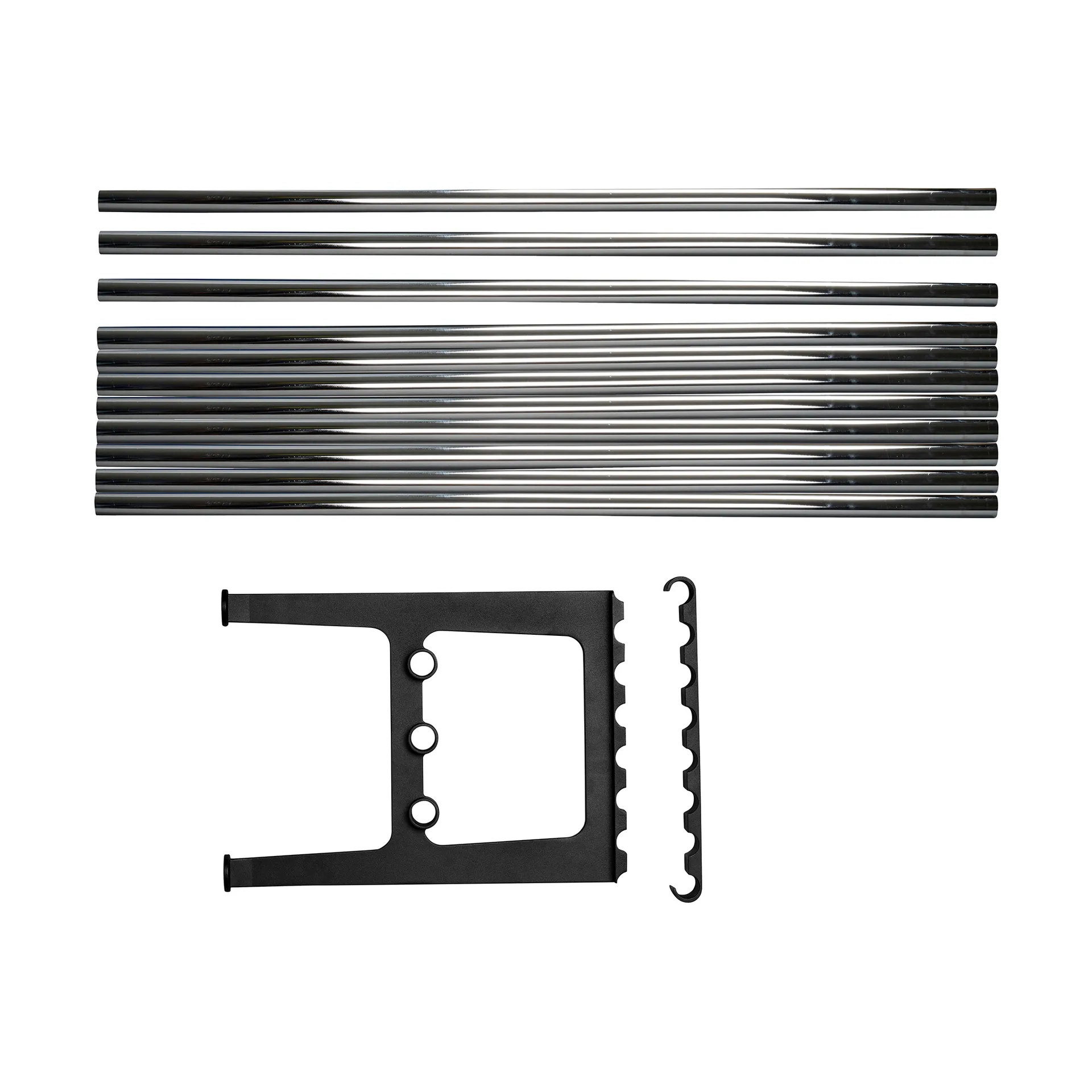 Banco extensão Nostalgi 100 cm, Cromado-preto Essem Design