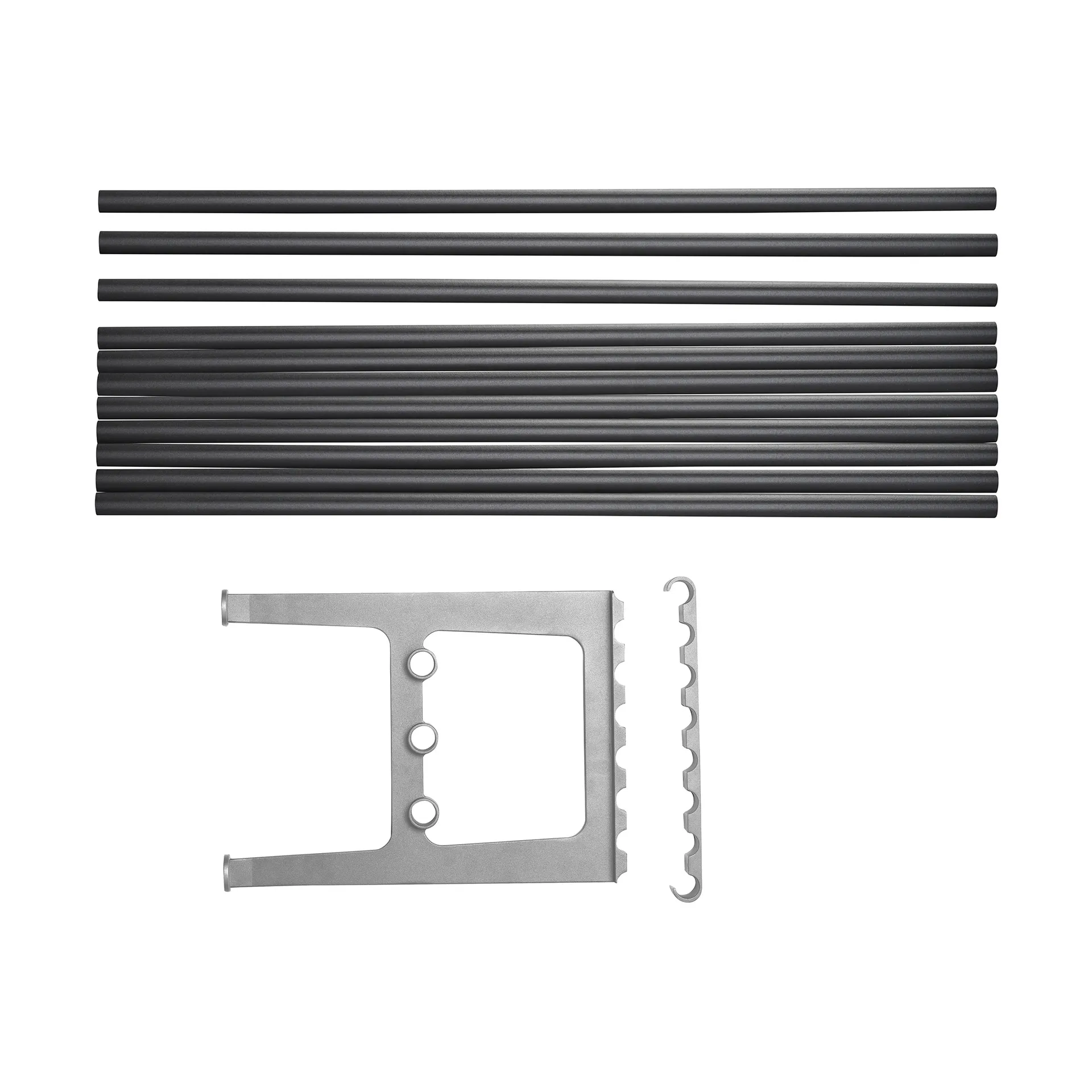 Banco extensão Nostalgi 100 cm, Preto-alumínio Essem Design