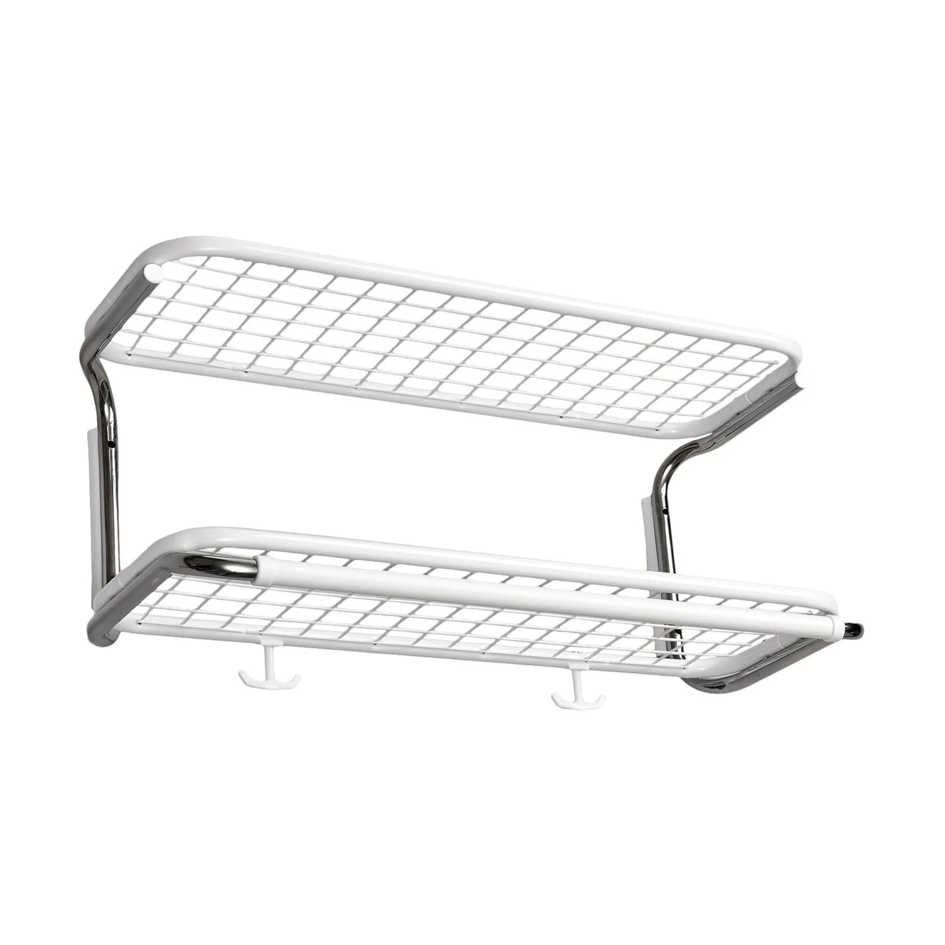 Cabide de chapéu Classic 650, branco/cromado, 2 níveis, 50 cm Essem Design