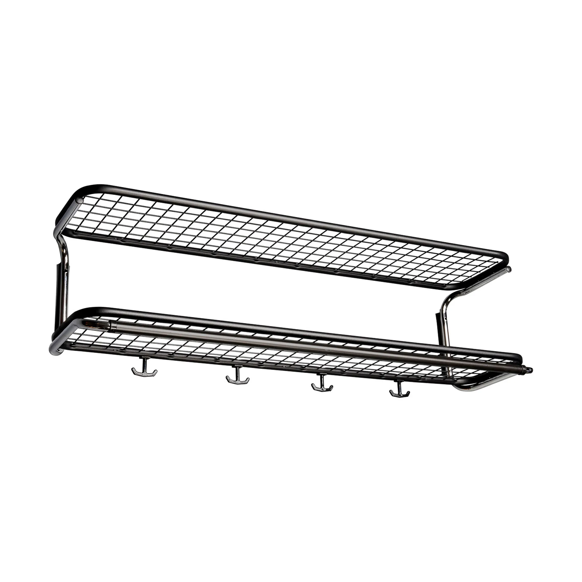 Cabide de chapéu Classic 650, preto/cromado, 2 níveis, 100 cm Essem Design
