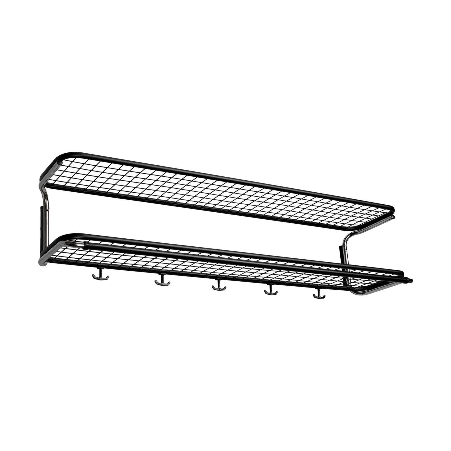 Cabide de chapéu Classic 650, preto/cromado, 2 níveis, 120 cm Essem Design