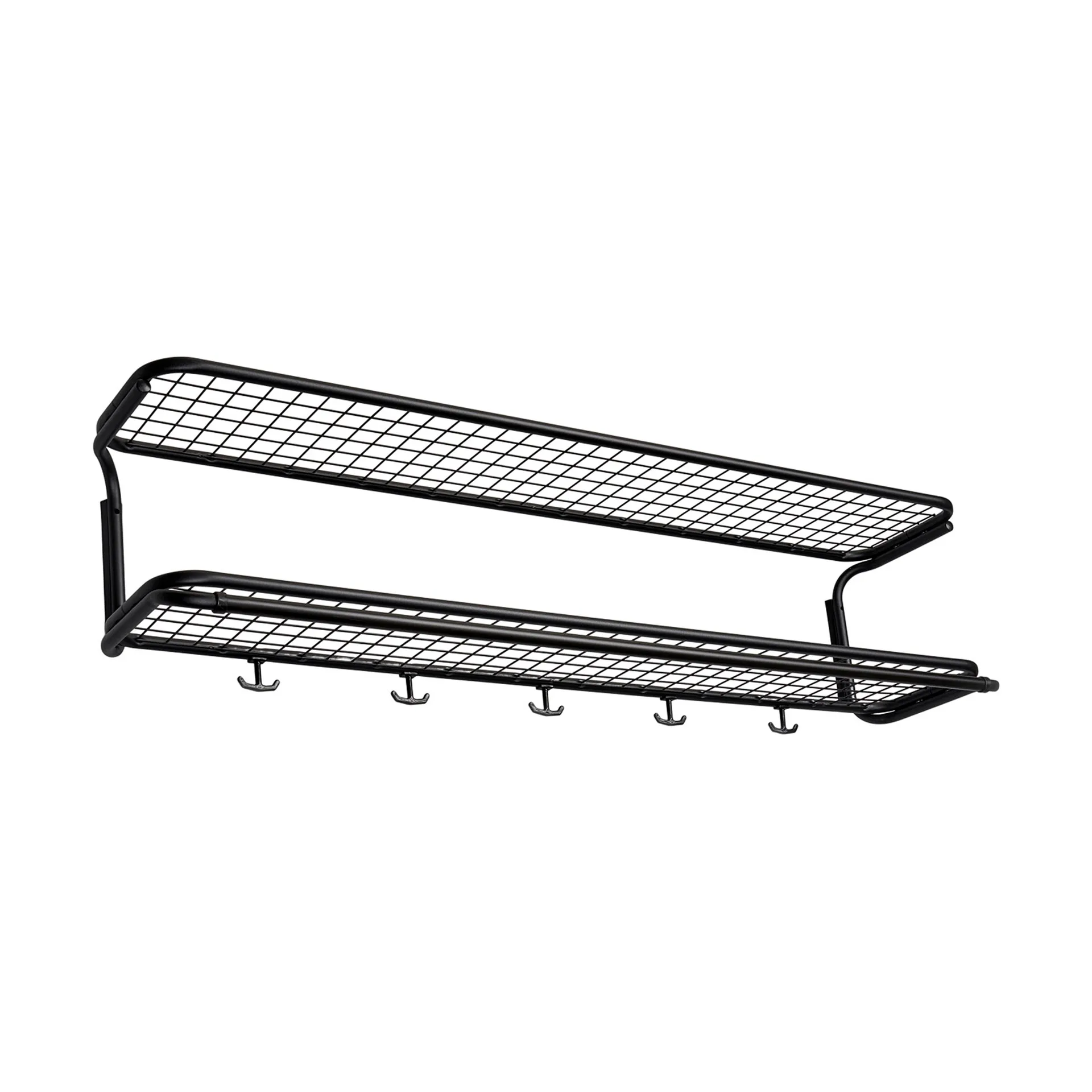 Cabide de chapéu Classic 650, preto/cromado, 2 níveis, 120 cm Essem Design
