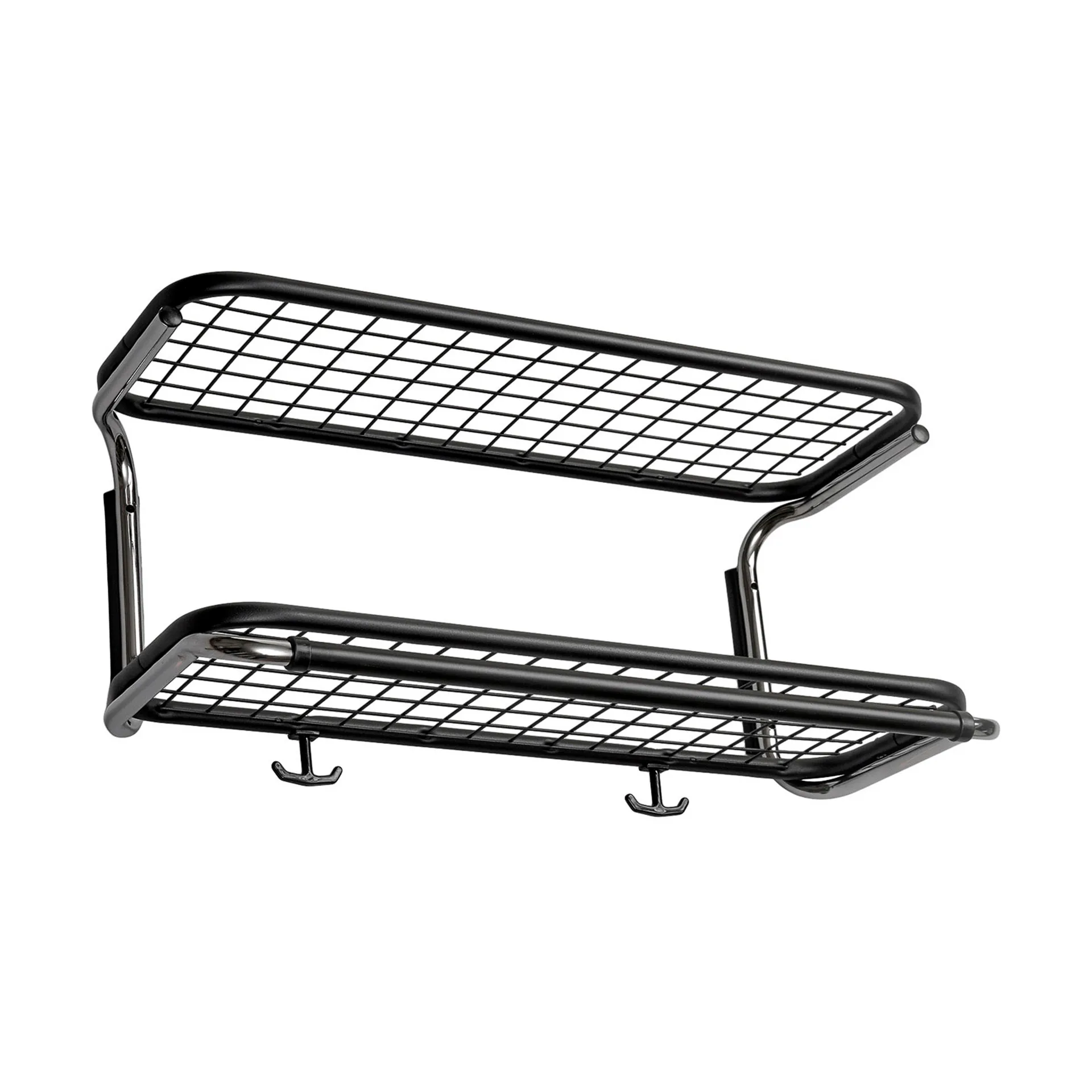 Cabide de chapéu Classic 650, preto/cromado, 2 níveis, 50 cm Essem Design